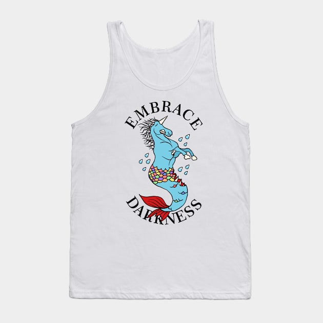 Embrace Darkness Undead Unicorn Abomination Tank Top by sadpanda